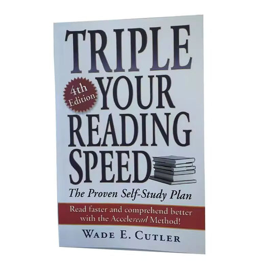 Triple Your Reading Speed Reading Ability Improvement in English Original Reference Book Educational Learning Books