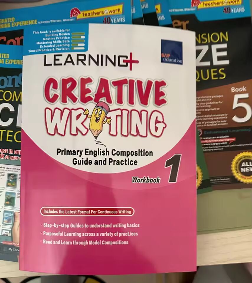 1 book Singapore English Writing Workbook Learning Writers book